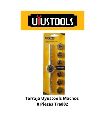 JUEGO TERRAJA 8 PCS HEMBRA UYUSTOOLS TRA802