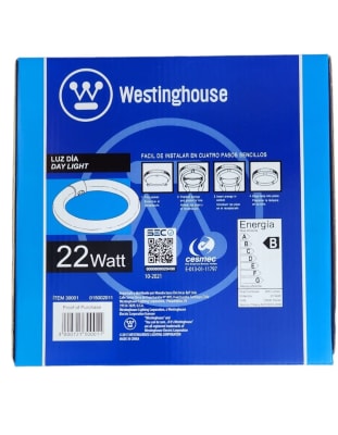 TUBO CIRCULAR FLUORESCENTE 22W LUZ DIA T9