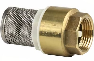 VALVULA FONDO FILTRO ACERO INOXIDABLE 3/4