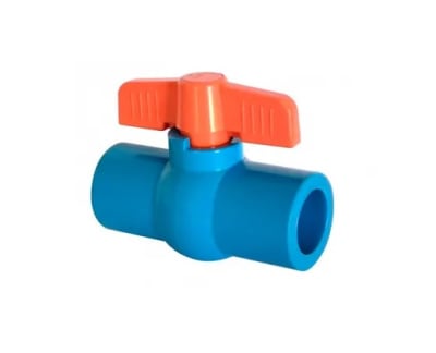 VALVULA BOLA PVC 25MM CEMENTAR