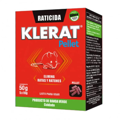 VENENO PARA RATON KLERAT 50GR PELLET