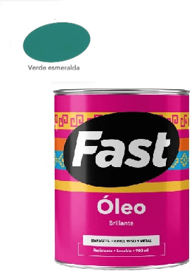 OLEO BRILLANTE VERDE ESMERALDA 900ML FAST