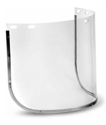 VISOR CASQUETE TRANSPARENTE 8X16 CON BORDE  BLACKBULL