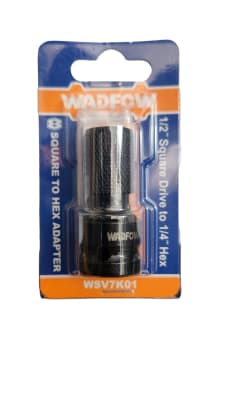 ADAPTADOR TALADRO HEXAGONAL INT 1/4 - CUADRANTE 1/2 INT WADFOW