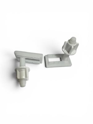 BISAGRA WC REPUESTO TORNILLOS, TUERCAS Y SOPORTE P/ASIENTO MODERN TAUMM