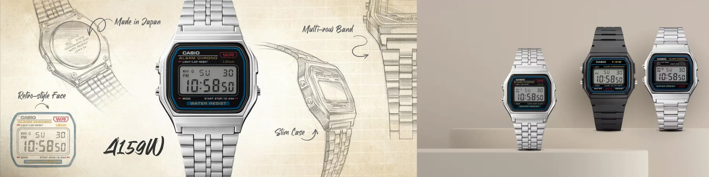 CASIO A159W