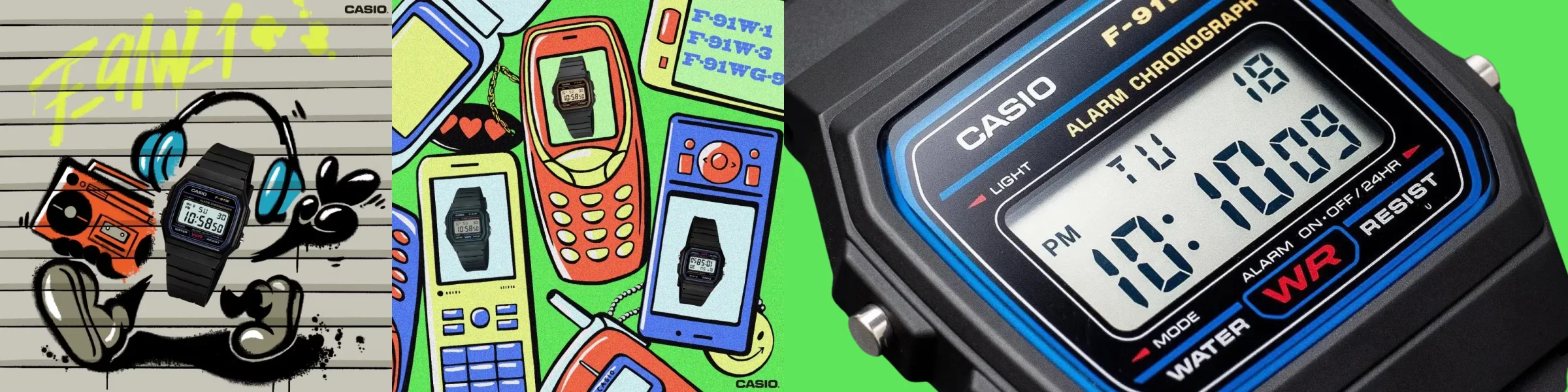 CASIO VINTAGE F-91W 