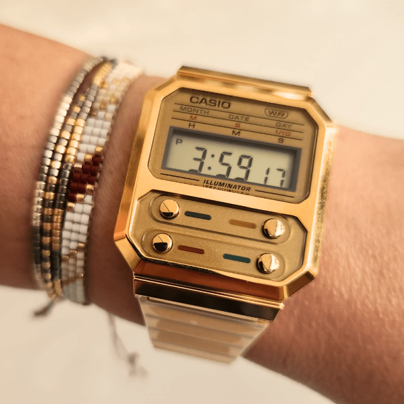 Reloj Casio Vintage A100WEG-9ADF Digital Dorada Retro Unisex