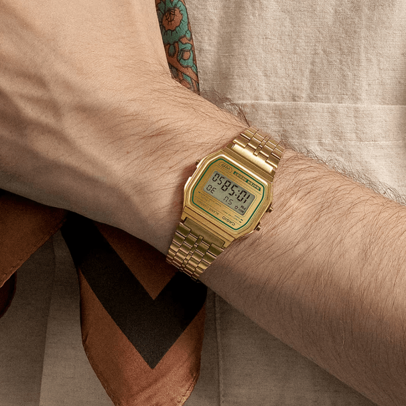 RELOJ CASIO A158WEGV-9ADF VINTAGE DORADO