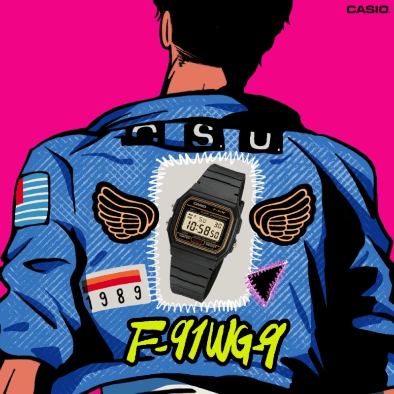 RELOJ CASIO F-91WG-9QDF
