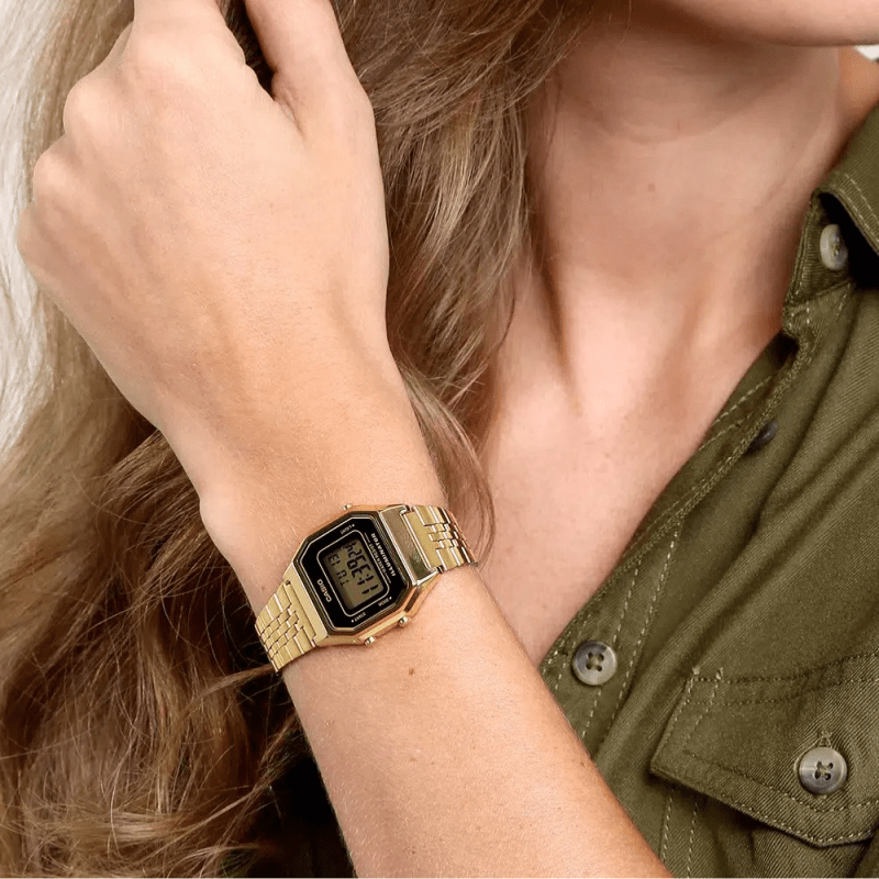 RELOJ CASIO LA680WGA-1DF VINTAGE DORADO