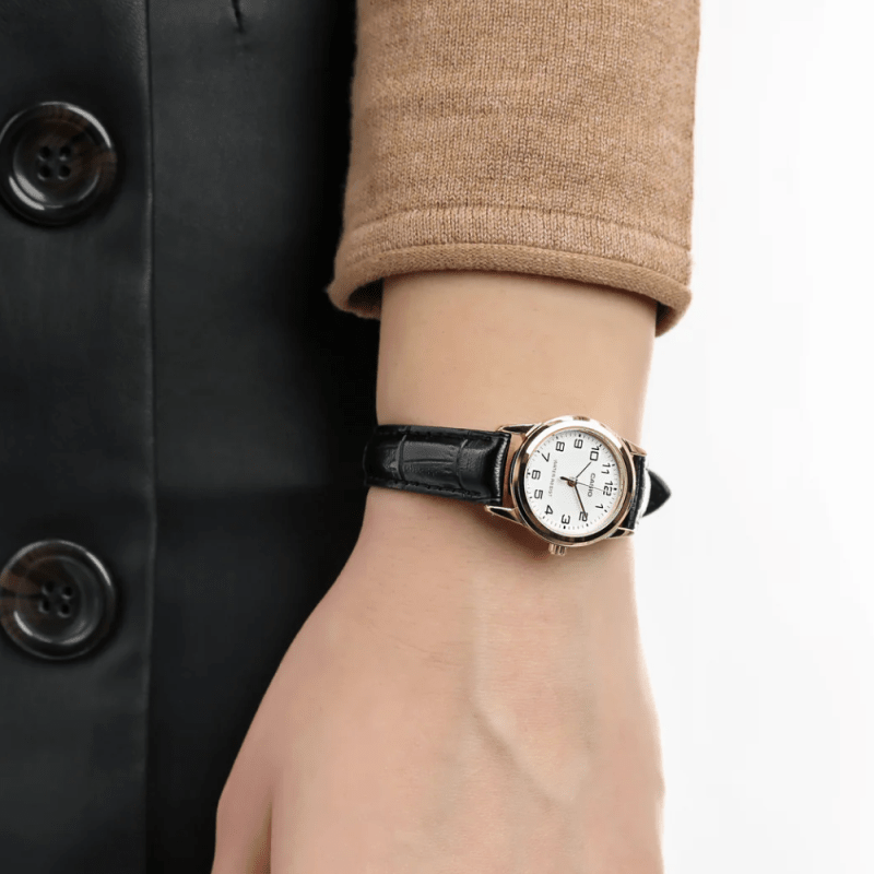 RELOJ CASIO LTP-V001GL-7BUDF CLASICO DORADO