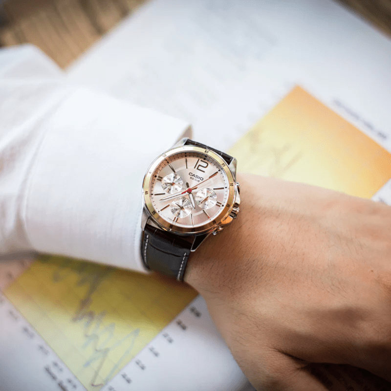 RELOJ CASIO MTP-1374L-7AVDF CLASICO PLATEADO