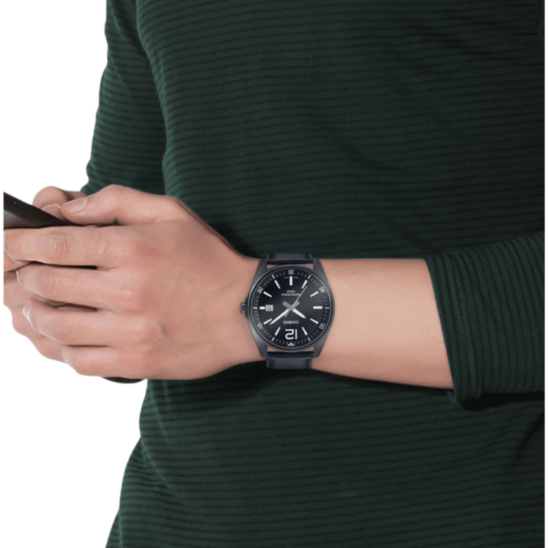 RELOJ CASIO MTP-E170BL-1BVDF CLASICO NEGRO