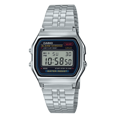 RELOJ CASIO A159W-N1DF VINTAGE PLATEADO