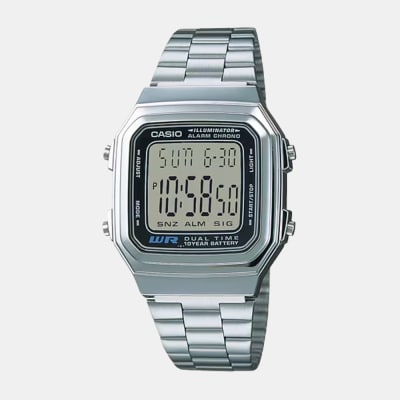 Reloj Casio Vintage A178WA-1ADF Digital Acero Plateado Unisex