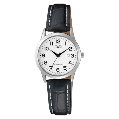 RELOJ Q&Q A45A-004PY PLATEADO