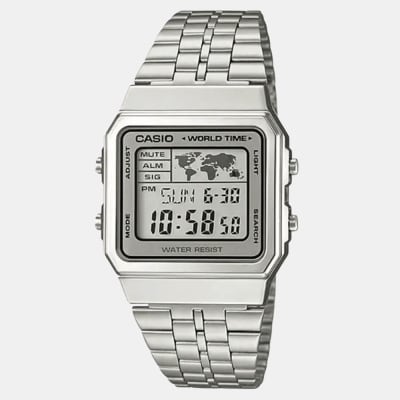 Reloj Casio Vintage A500WA-7DF Digital Acero Plateado Unisex