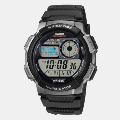 Reloj Casio Word Time AE-1000W-1BVDF Digital Negro Hombre