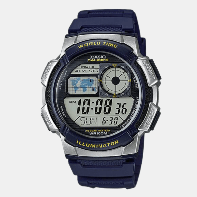 Reloj Casio Word Time AE-1000W-2AVDF Digital Azul Hombre