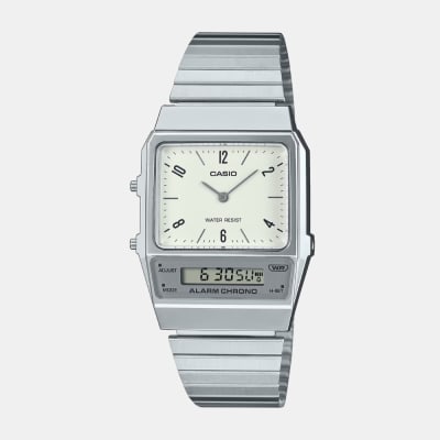 Reloj Casio Vintage AQ-800E-7A2DF Análogo-Digital Acero Plateado Unisex