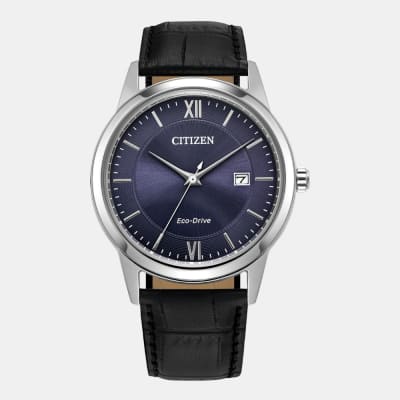 Reloj Citizen Eco-Drive AW1780-09L Plateado Acero Cuero Hombre