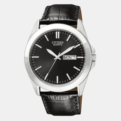 Reloj Citizen Quartz BF0580-06E Clásico Cuero Negro Hombre