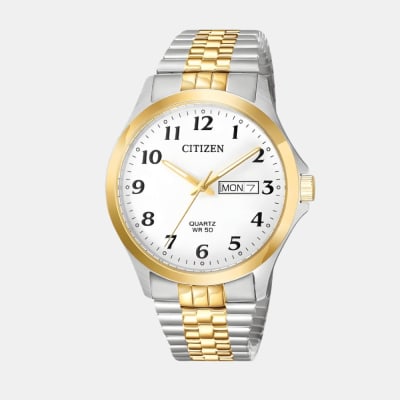 Reloj Citizen Quartz BF5004-93A Bicolor Acero Elástico Hombre