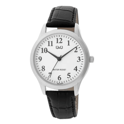 RELOJ Q&Q C02A-007PY PLATEADO