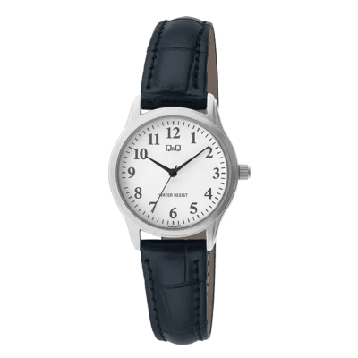 RELOJ Q&Q C03A-007PY PLATEADO