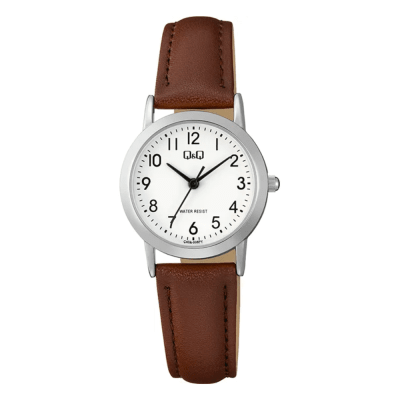 RELOJ Q&Q C40A-008PY PLATEADO