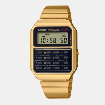 Reloj Calculadora Casio Vintage CA-500WEG-1ADF Digital Acero Dorado Unisex