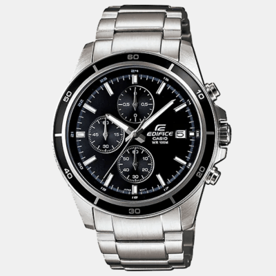 Reloj Casio Edifice EFR-526D-1AVUDF Acero Dial Negro Análogo Plateado Hombre