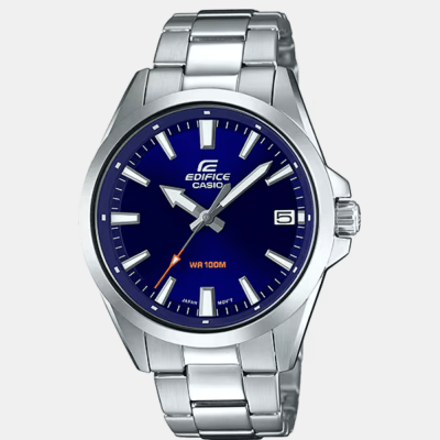Reloj Casio Edifice EFV-100D-2AVUDF Acero Dial Azul Análogo Plateado Hombre