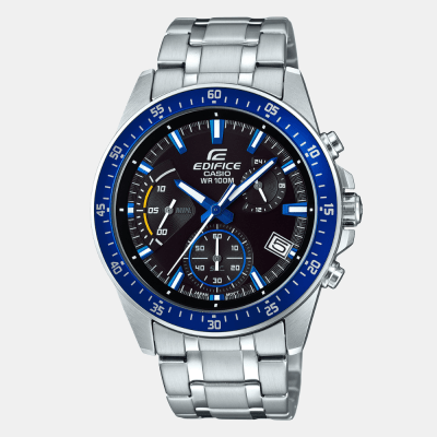 Reloj Casio Edifice EFV-540D-1A2VUDF Cronógrafo Análogo Plateado Hombre