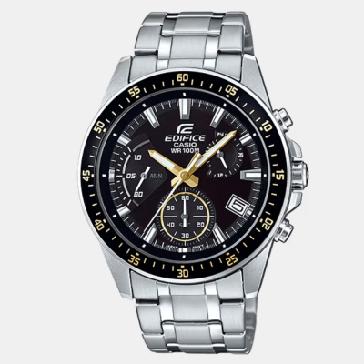 Reloj Casio Edifice EFV-540D-1A9VUDF Cronógrafo Análogo Plateado Hombre