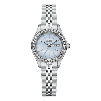 RELOJ CITIZEN EQ0530-51N QUARTZ PLATEADO
