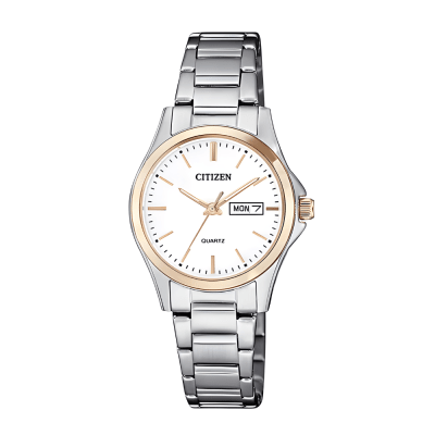 RELOJ CITIZEN EQ0596-87A QUARTZ PLATEADO