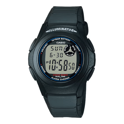 RELOJ CASIO F-200W-1ADF VINTAGE NEGRO