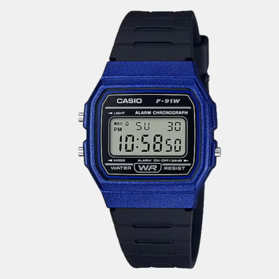Reloj Casio Vintage F-91WM-2ADF Digital Clásico Azul Unisex