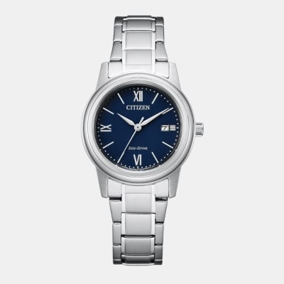 Reloj Citizen Eco-Drive FE1220-89L Plateado Dial Azul Acero Mujer