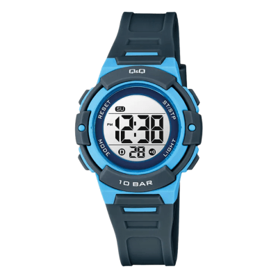 RELOJ Q&Q G32A-002VY NEGRO/CELESTE INFANTIL