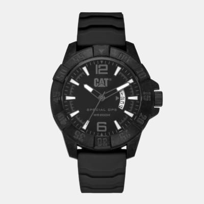 Reloj Cat Special Ops K4.121.21.131 Análogo Negro Mate Hombre