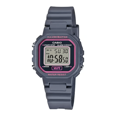 RELOJ CASIO LA-20WH-8ADF GRIS/ROSADO