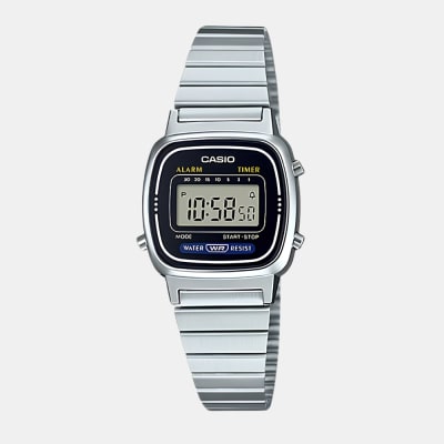 Reloj Casio Vintage LA670WA-1DF Digital Plateado Mujer