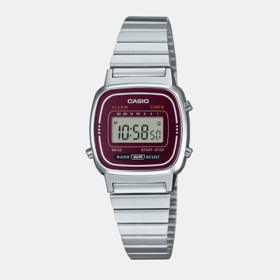 Reloj Casio Vintage LA670WA-4DF Digital Plateado Mujer