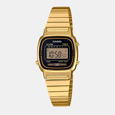 Reloj Casio Vintage LA670WGA-1DF Digital Dorado Mujer