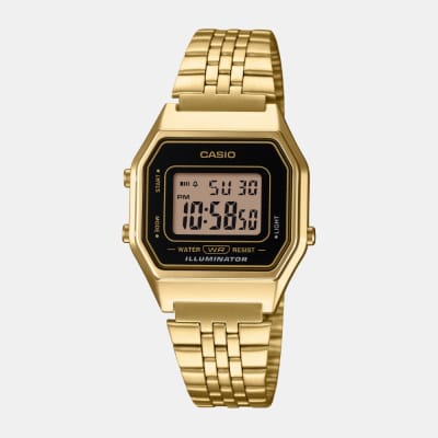 Reloj Casio Vintage LA680WGA-1DF Digital Acero Dorado Mujer