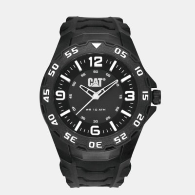Reloj Cat Motion LJ.160.21.221 Análogo Negro/Blanco Rubber Hombre