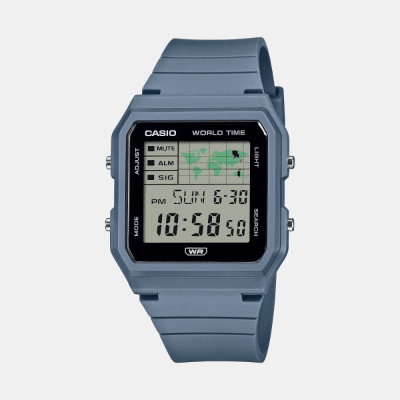 Reloj Casio LF-30W-2ADF Digital Resina Mapa Mundial Azul Unisex